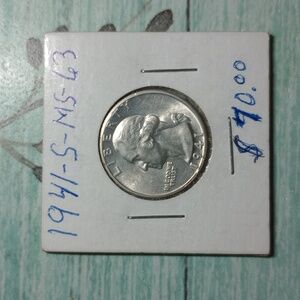1941-S Silver Quarter